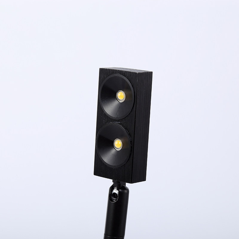 led可充电柜台散光展示灯无线2W3W移动立杆珠宝首饰展会小射灯