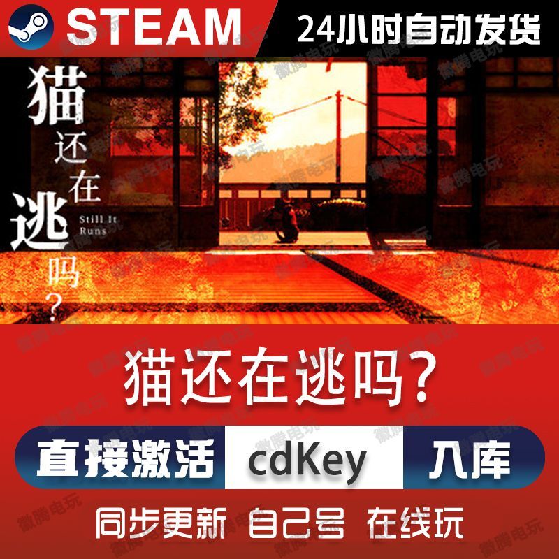 猫还在逃吗steam游戏cdkey激活码单机电脑游戏全球区兑换码入库pc
