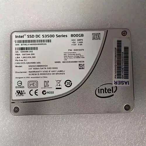 维修Inter/英特尔 S3500 800G SATA SS议价