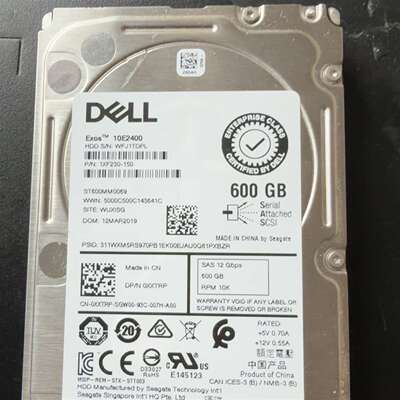 维修Dell 0XXTRP 600G 2.5寸10K SAS议价