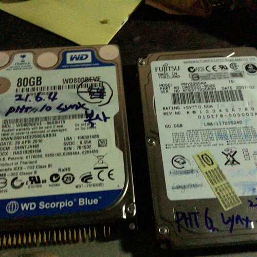 维修WD Scorpio Blue 80 GB PATA 记本议价