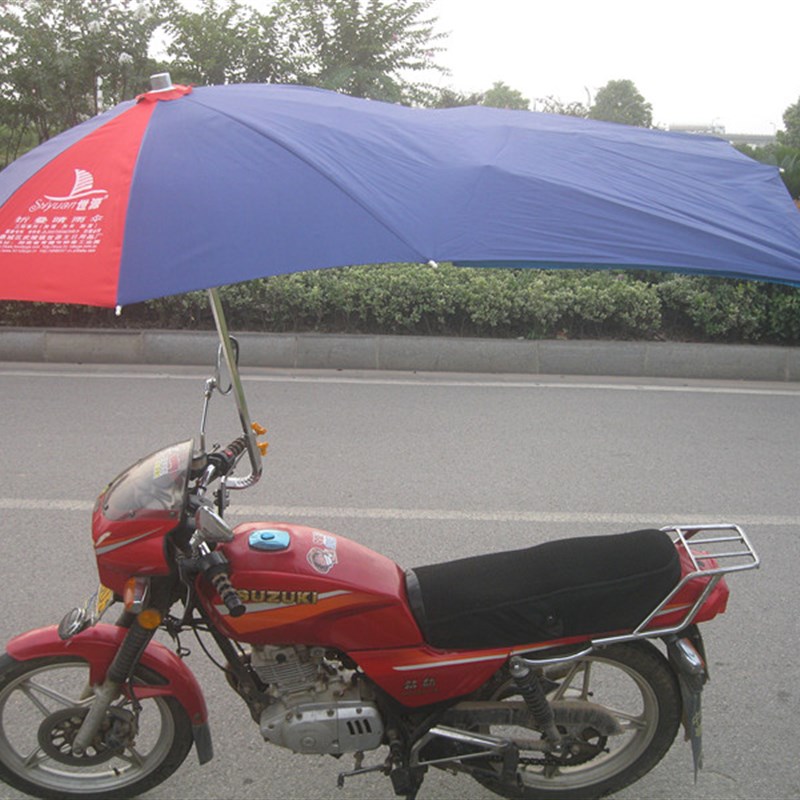世源加长摩托车伞雨棚三轮车电动车遮阳雨伞防晒太阳伞加大加厚