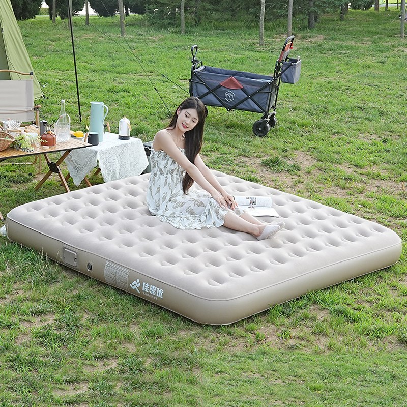 佳嘉优自动充气床垫双人气垫床单人家用便携式露营野营睡垫三人床