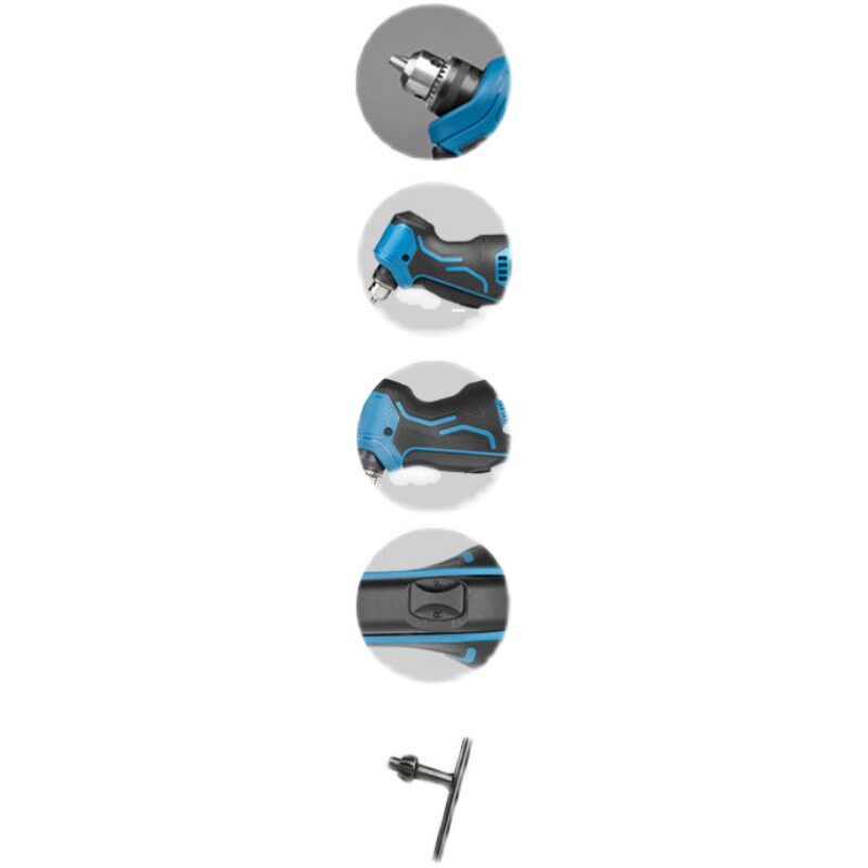 插电式角钻角向扳手电钻直角钻90度弯头电动起子机家用工具220v