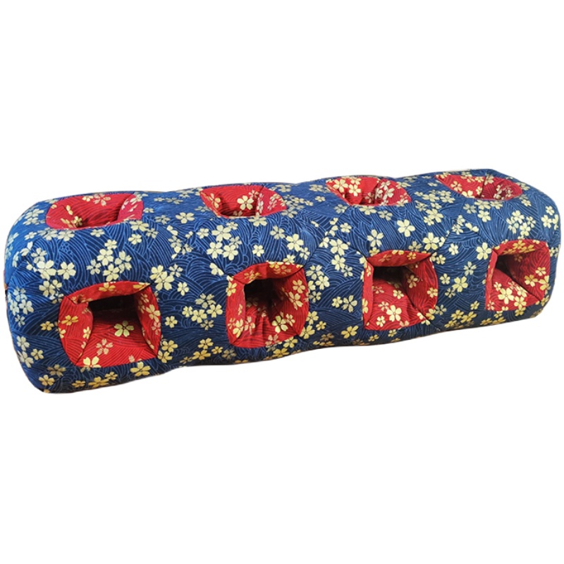 三孔颈椎枕头护颈枕玲珑耳枕不压耳朵全荞麦皮纯棉带孔漏耳成人枕