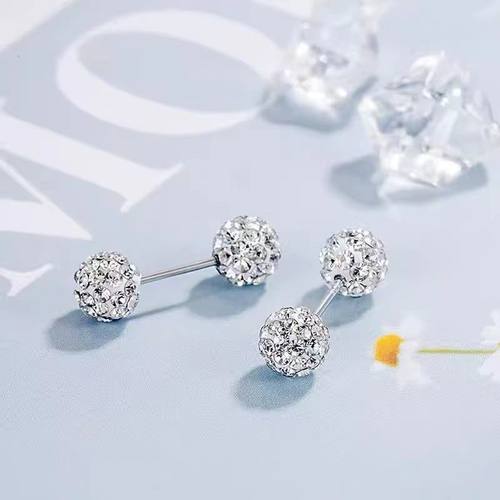 双头水钻免耳堵s925银螺纹