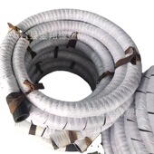 厂家直供6寸大口径高压耐磨夹布橡胶胶管吸水抽砂橡胶钢丝管