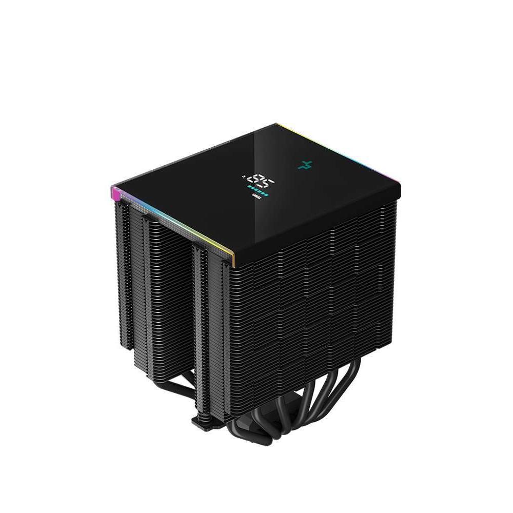九州风神AK620数显白色CPU散热器1700针镀镍6热管静音FDB风扇ARGB