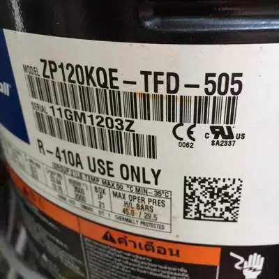 谷轮制冷压缩机ZP104KCE-TFD-522 ZP120KQE ZP120KCE-TF5-505 477