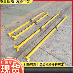 煤矿井下巷道顶板掘进临时支柱φ63 金属螺旋支柱 2.5m便携式