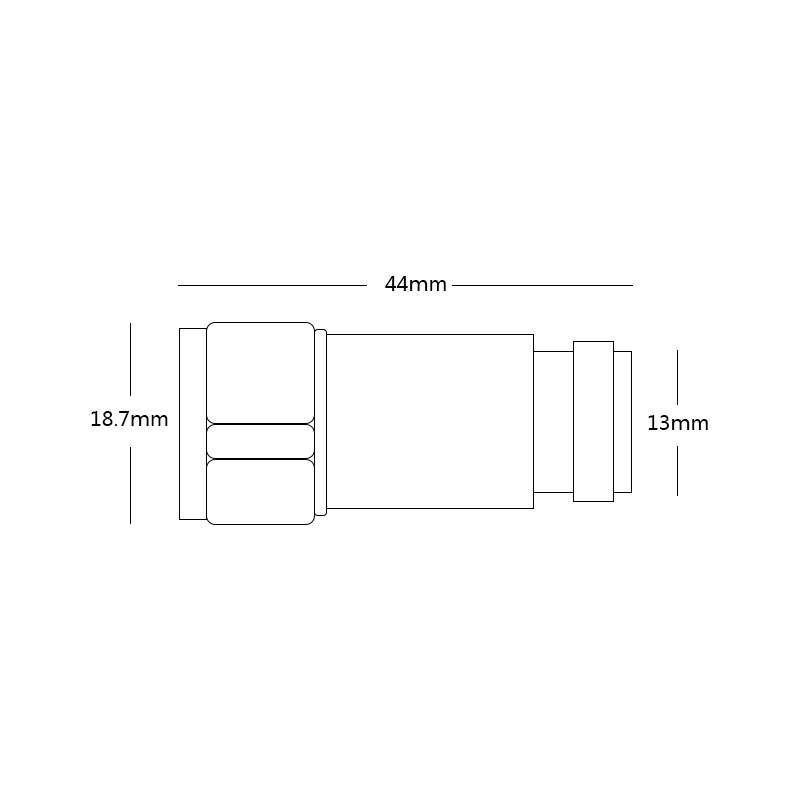 DC-6Ghz 短款2W N-JK同轴衰减器 50欧固定衰减器 1-20db