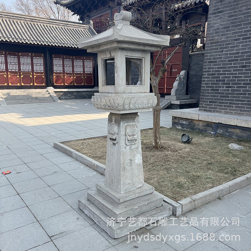 户外景区庭院天然石景观灯
