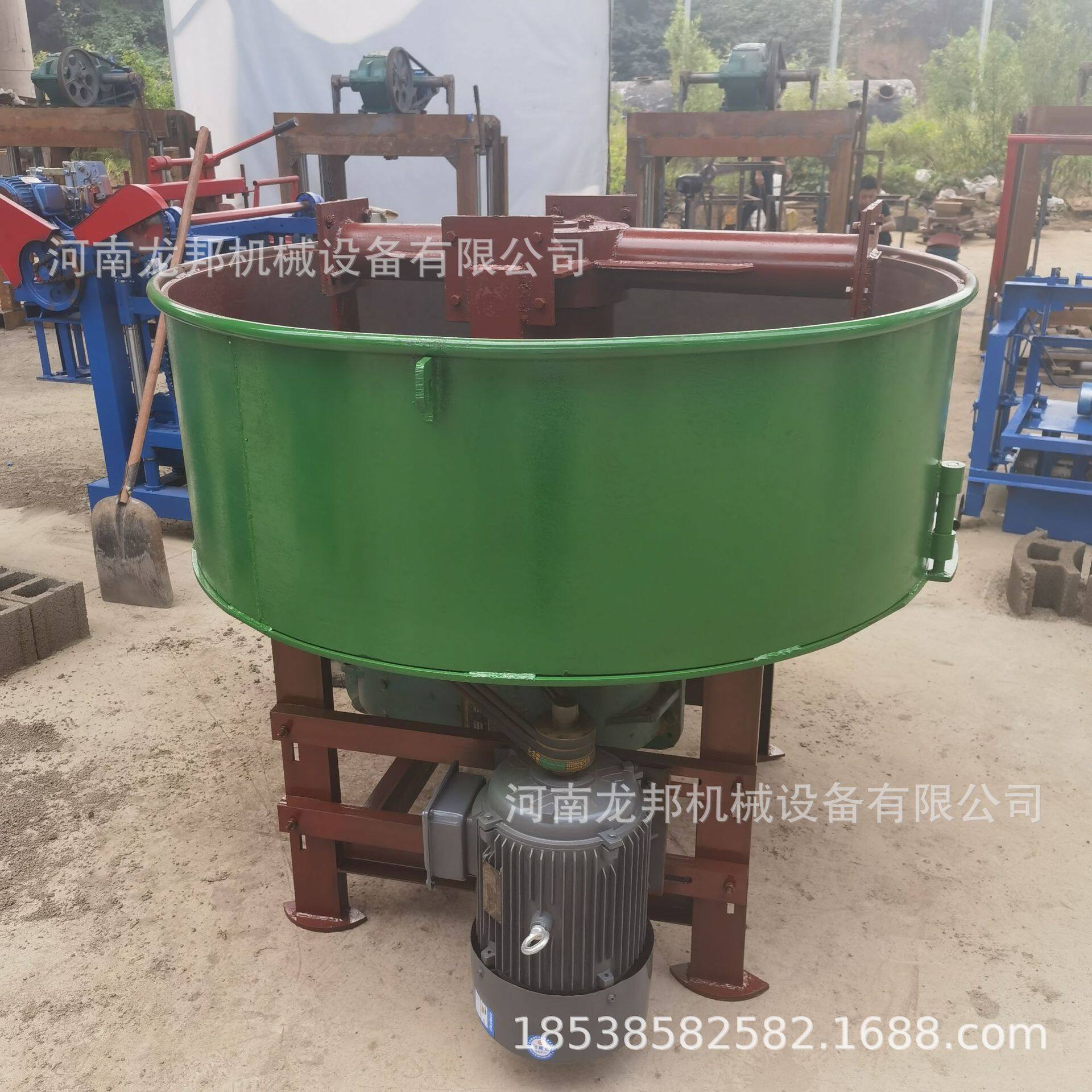 搅拌机混凝土工地用水泥砂浆泥土小型立式平口饲料拌料机龙邦机械