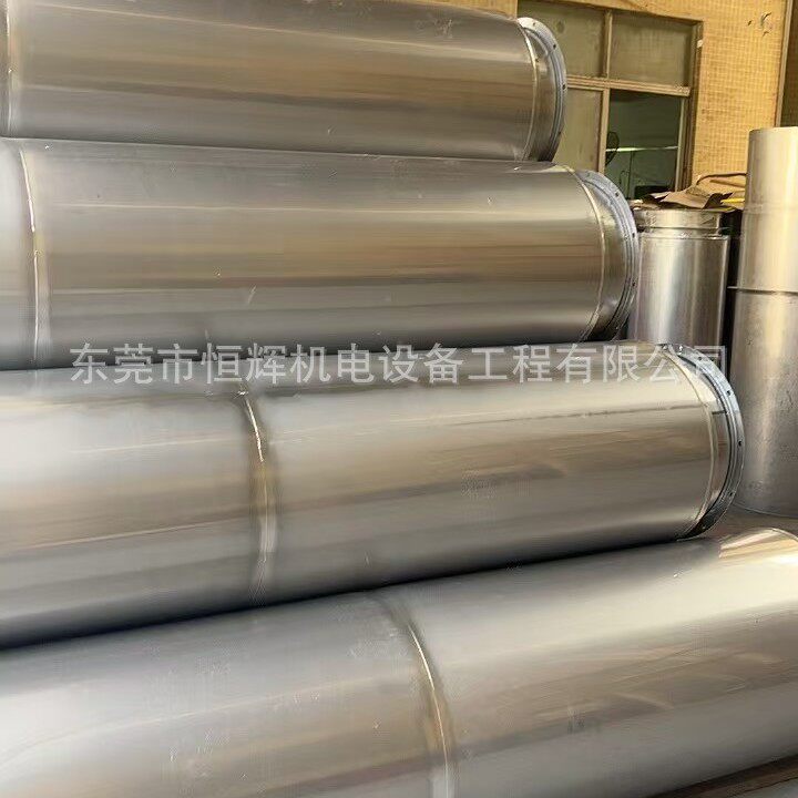 发电机304双层排烟风管发电机的双层不锈钢排烟风管恒辉风管厂