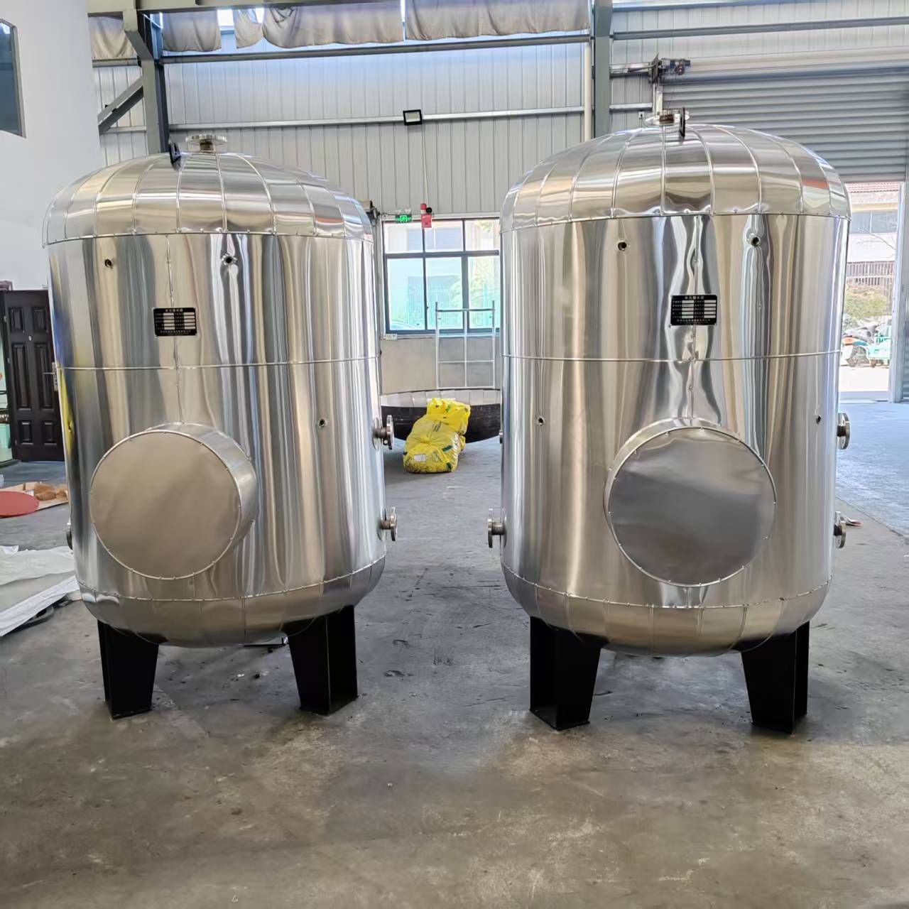 304不锈钢 液体储存罐 立式盘管承压水箱 水罐 贮热水罐耐腐蚀