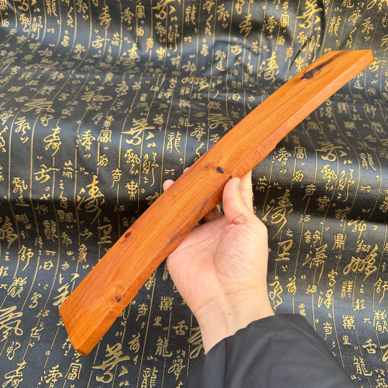 龙虎山枣木朝简枣木笏板朝笏枣木朝板奏板手板日月星云山朝简