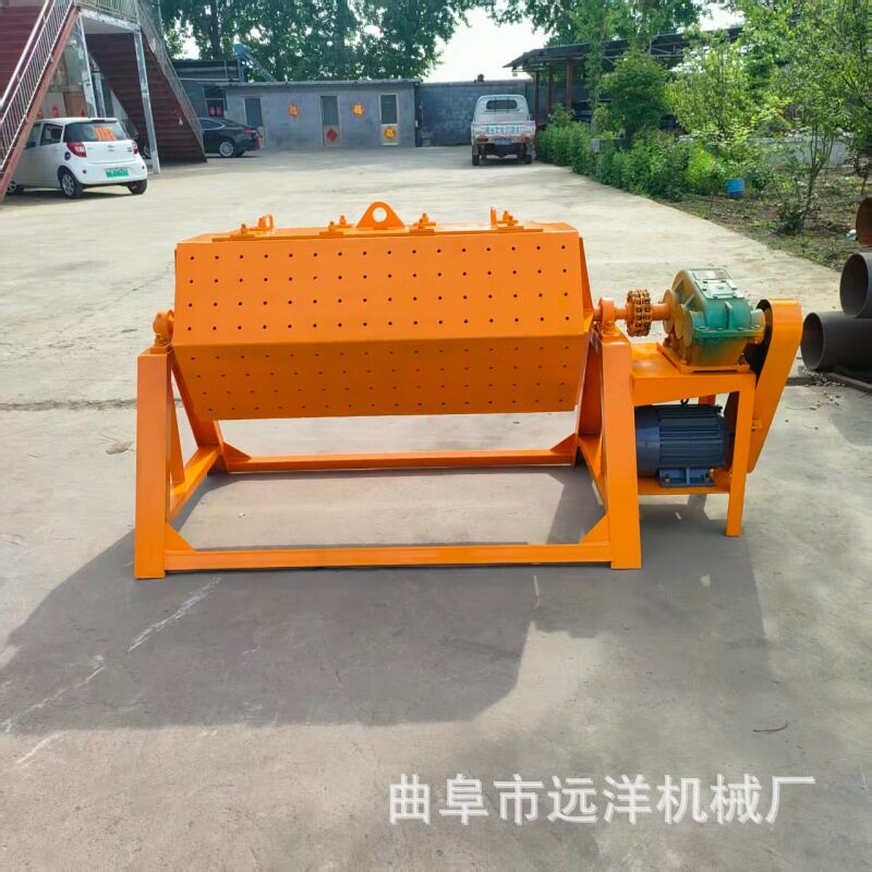 长期供应滚筒研磨机120升滚桶研磨机回转式六角滚筒抛光机