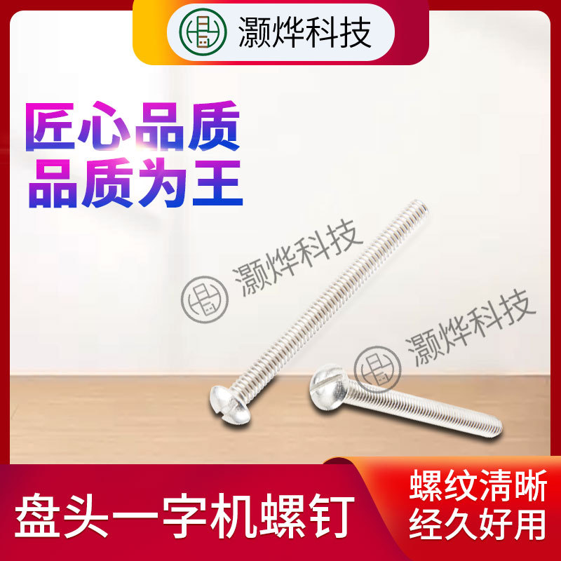家具家电连接件 盘头一字机螺丝钉 不锈钢 多种规格