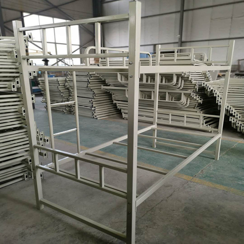 双人上下铁床建筑工地学校工人上下铺铁架床简易出租屋上下铺床