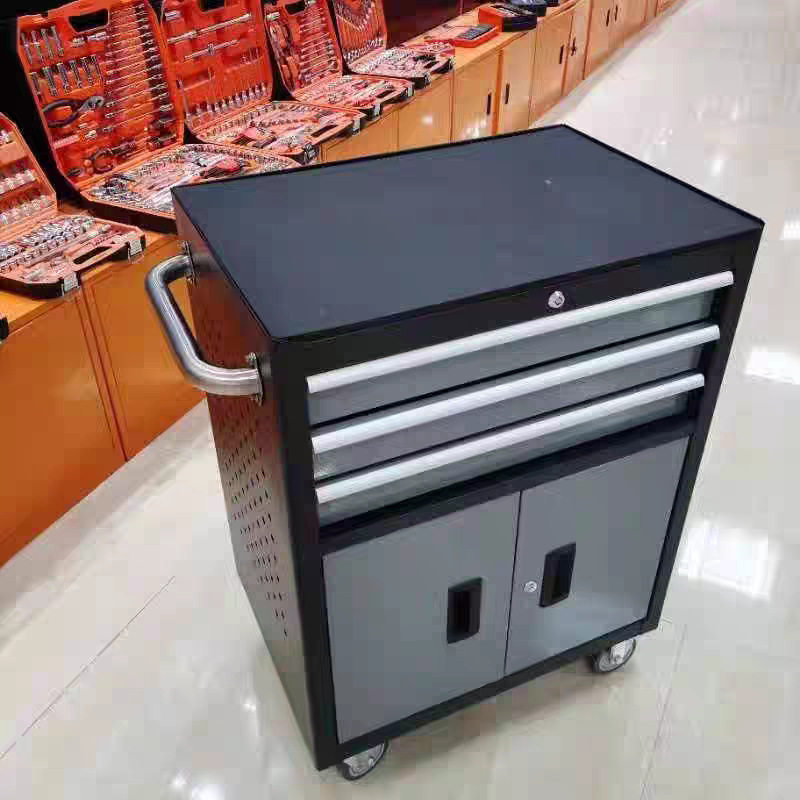 华丰巨箭组套工具车173件专修组套综合型工具车移动工具柜零件车图片
