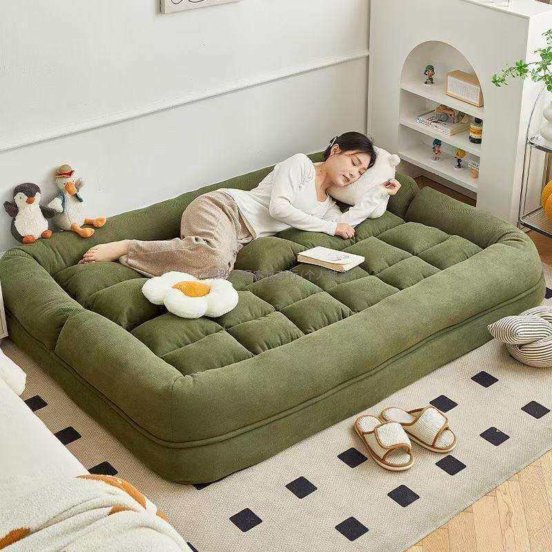 狗窝双人折叠小户型小沙发家用女懒人沙发简易家具阳台卧室简约男