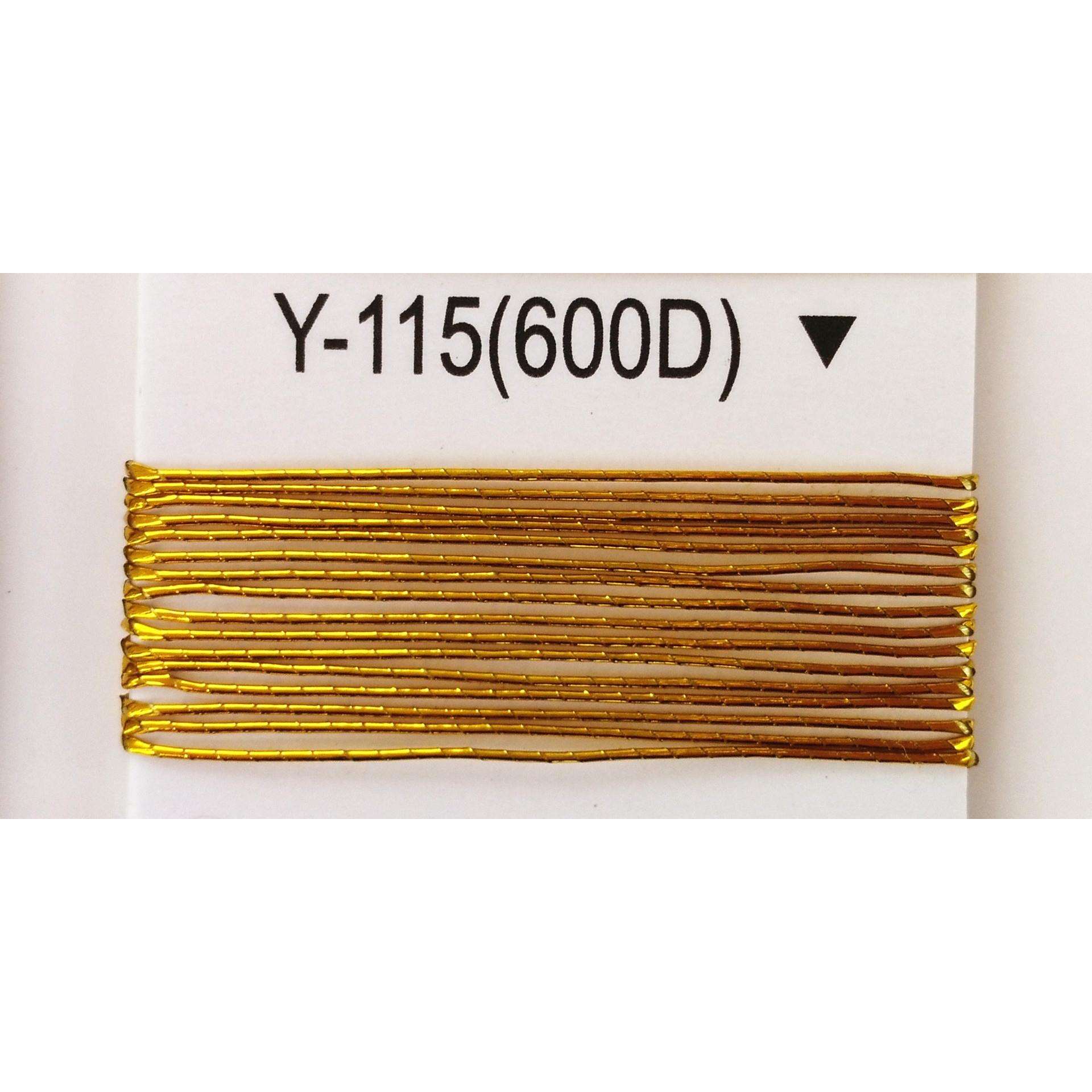 金粗线Y-115(600D)三阳金银丝电脑绣花线SY金银线MS密包线