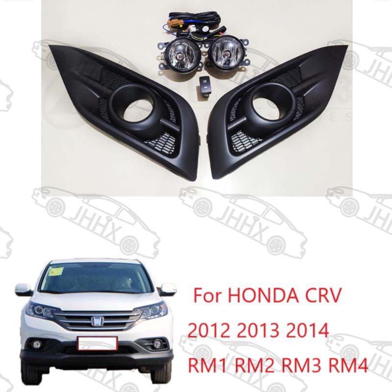 CRV 2012 2013 2014前保险杆灯前雾灯雾灯框线速雾灯总成