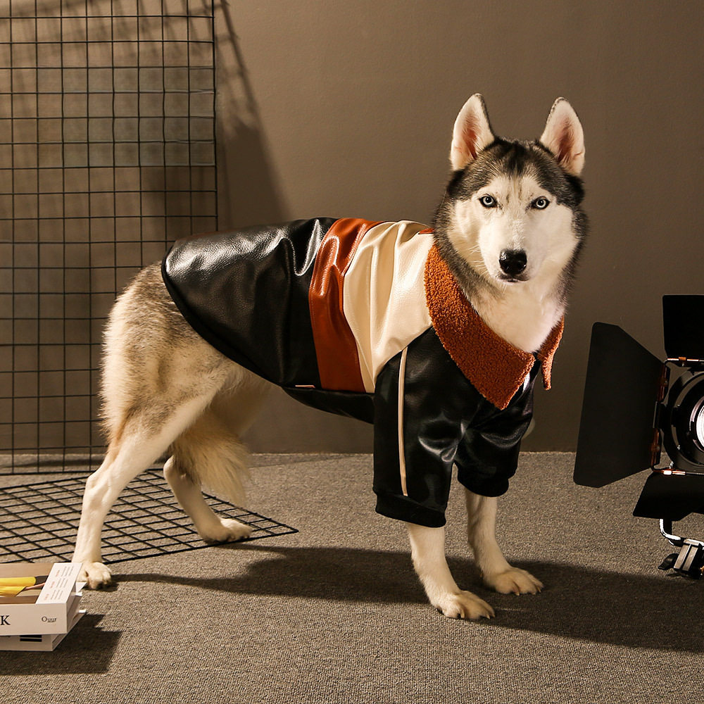哈士奇中大型犬冬季衣服大狗边牧萨摩耶金毛拉布拉多阿拉斯加德牧