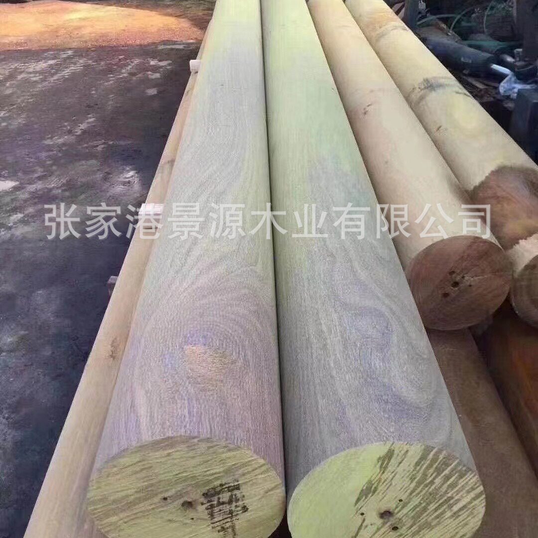 依贝南美绿檀 南美紫檀原木 古建筑 关工程料园林防腐木
