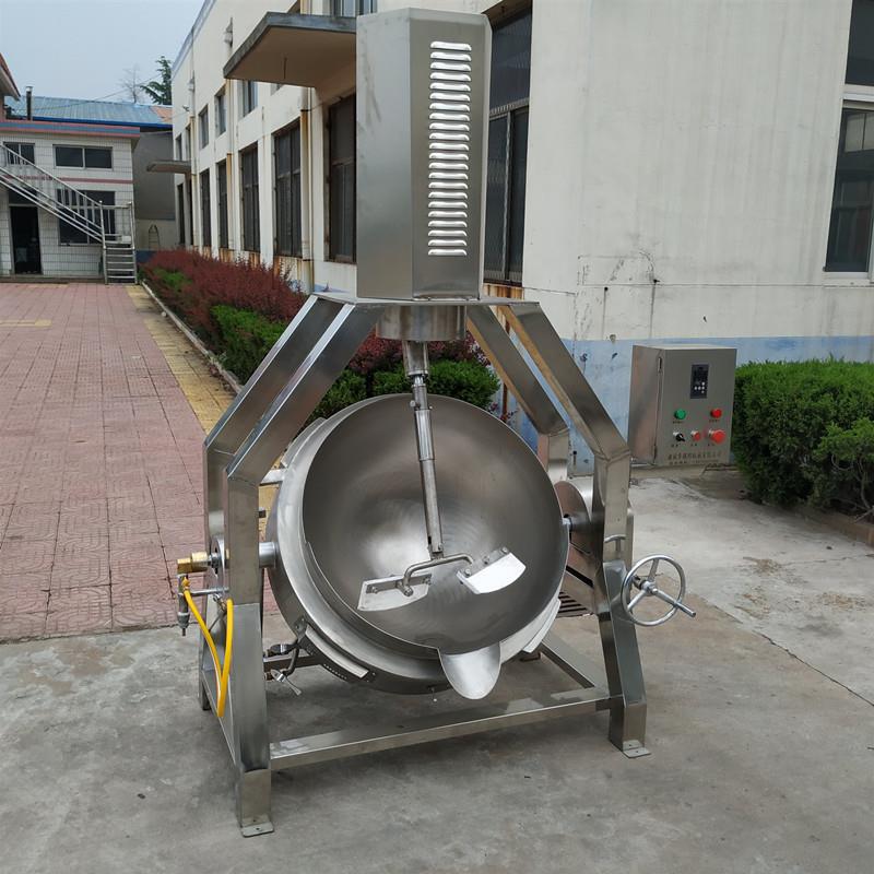 调味酱搅拌熬制设备电动商用炒馅料机器工业大型加热煮中草药锅