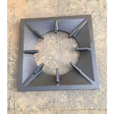 商用铸铁厨具配件 50*50八齿弧形花架