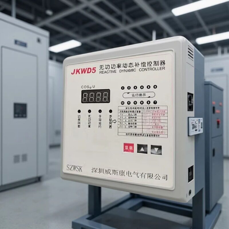 厂家直销JKWD5无功功率补偿控制器JKWD5-12回路动态JKWF混合补