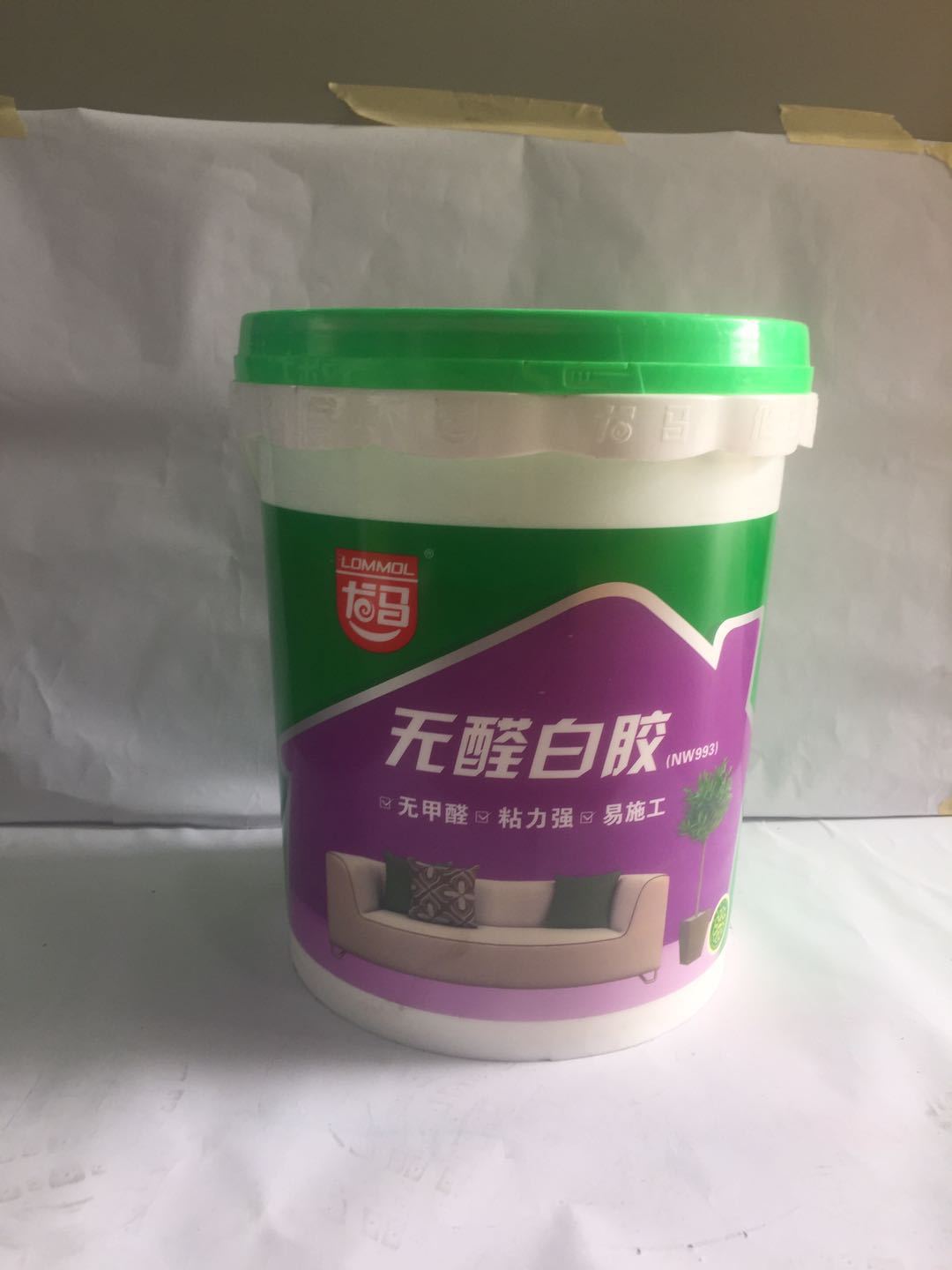 龙马净醛无甲醛高粘乳白胶15kg