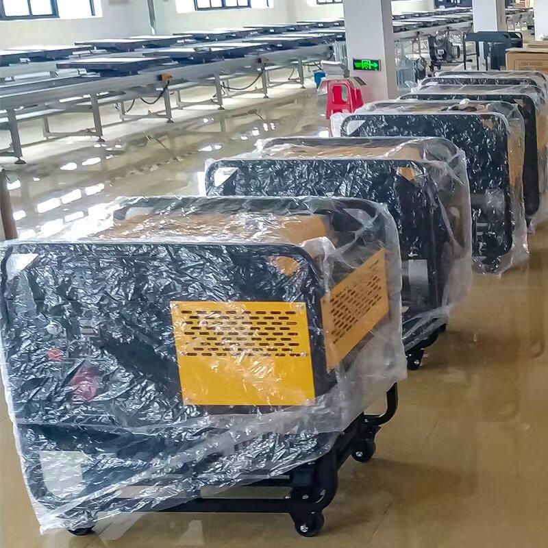 10kw开架 小型移动风冷柴油发电机  三相 电启动 HD12000T3