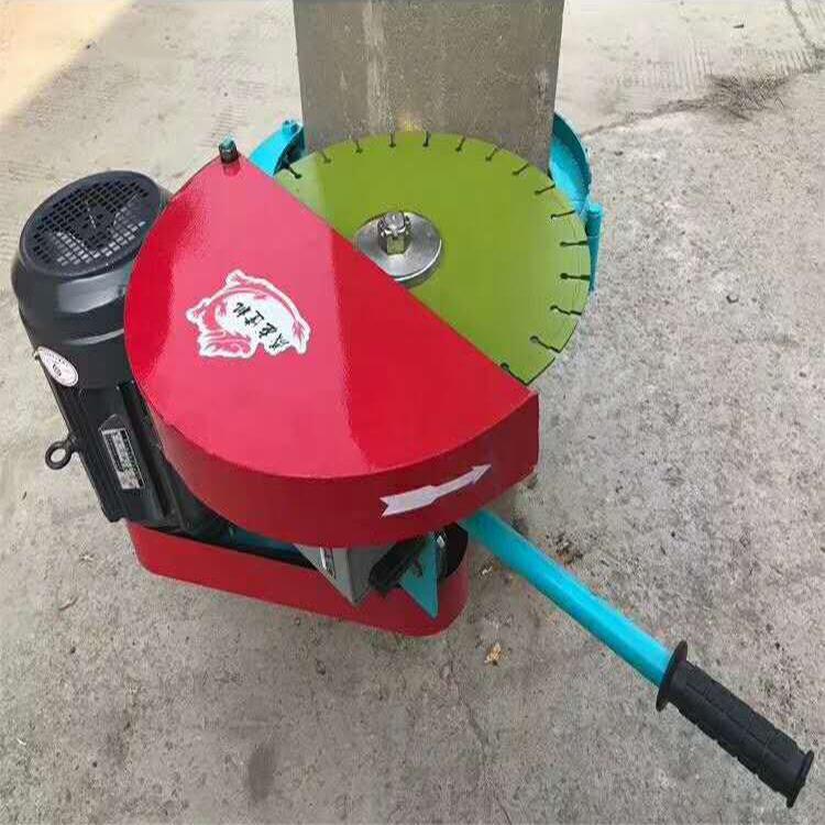 卡箍式线杆水泥管切桩机空心是心混凝土桩头抱箍截桩破桩机截桩机