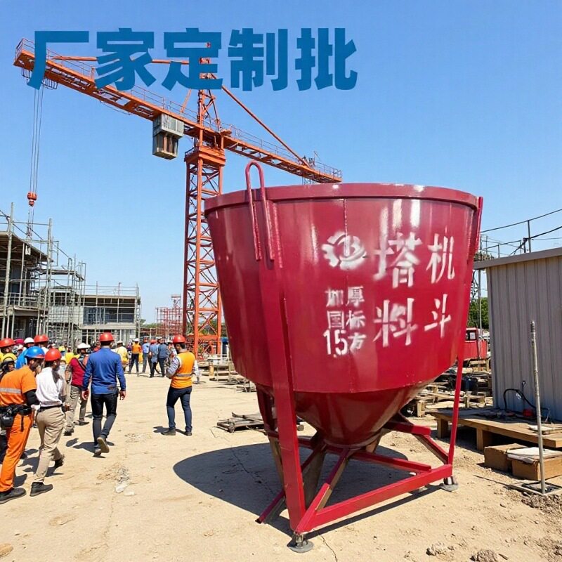 加厚水泥砂浆混凝土塔机料斗