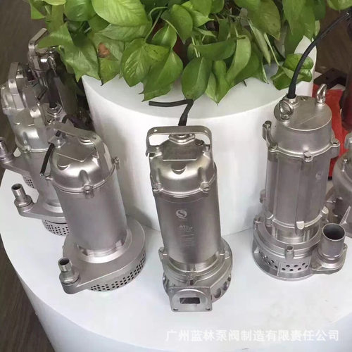 304全不锈钢污水泵 100WQ50-7-2.2单相220v防腐污水潜水泵