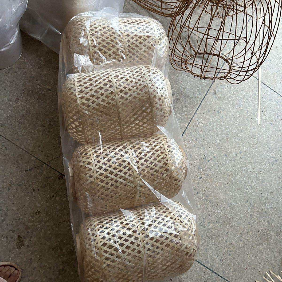 交叉中式竹编灯笼古风拍摄道具中式精品手工编制作。25*40其他