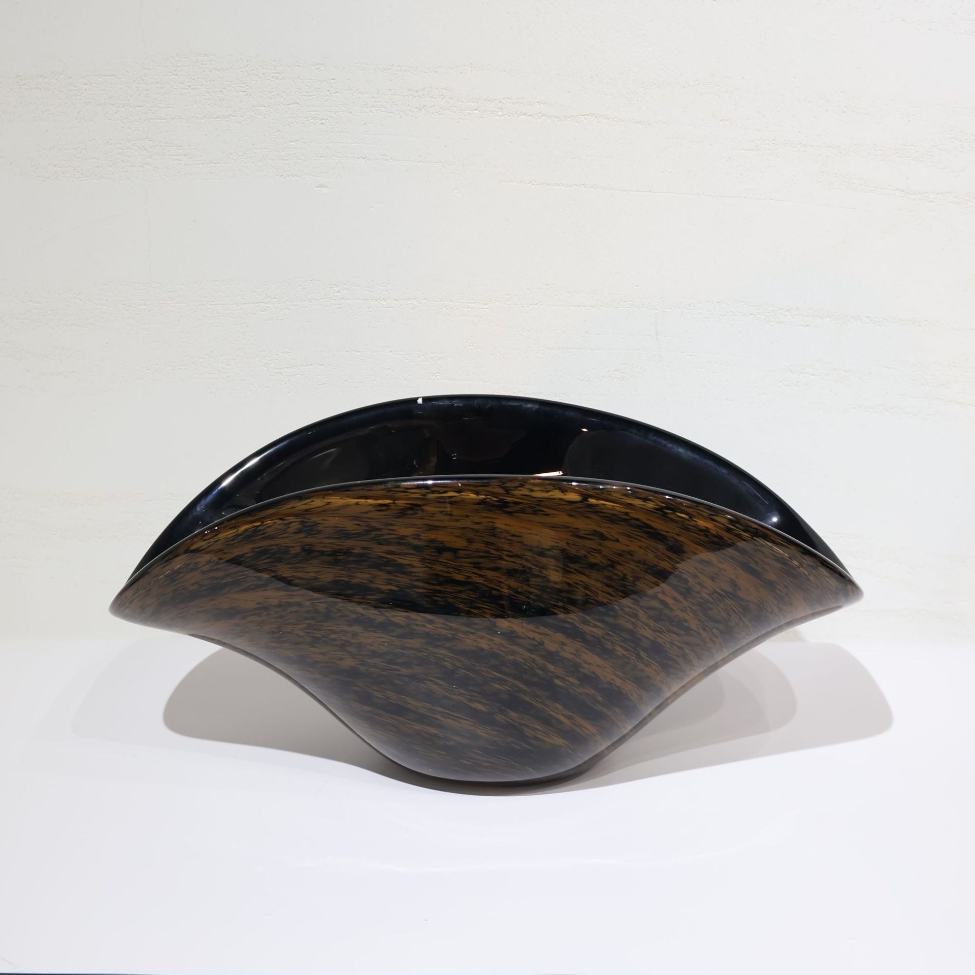 金箔条纹黑色果盘摆件客厅餐厅家居展厅软装饰摆设样板房专用