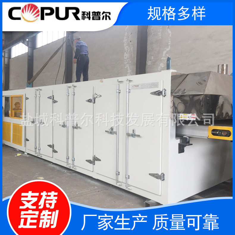 科普尔汽车内饰件网带式加热炉地毯抛送式烘箱电热电加热