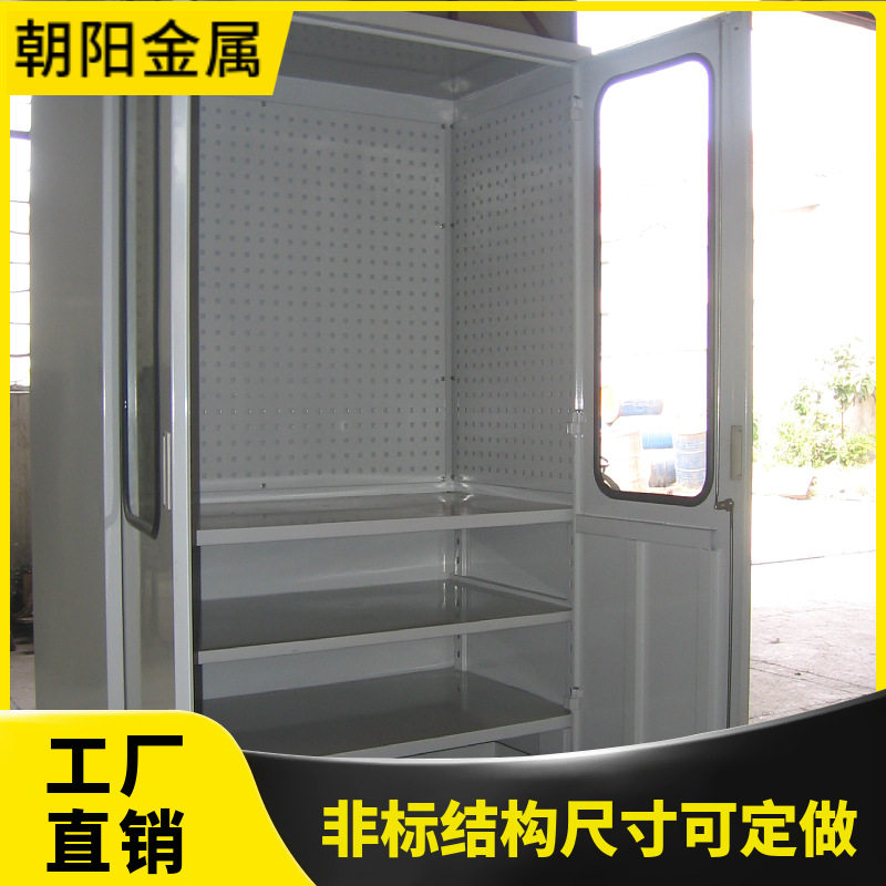 车间工具柜重型五金工厂储物柜汽修零件收开门抽屉柜加厚铁皮柜子