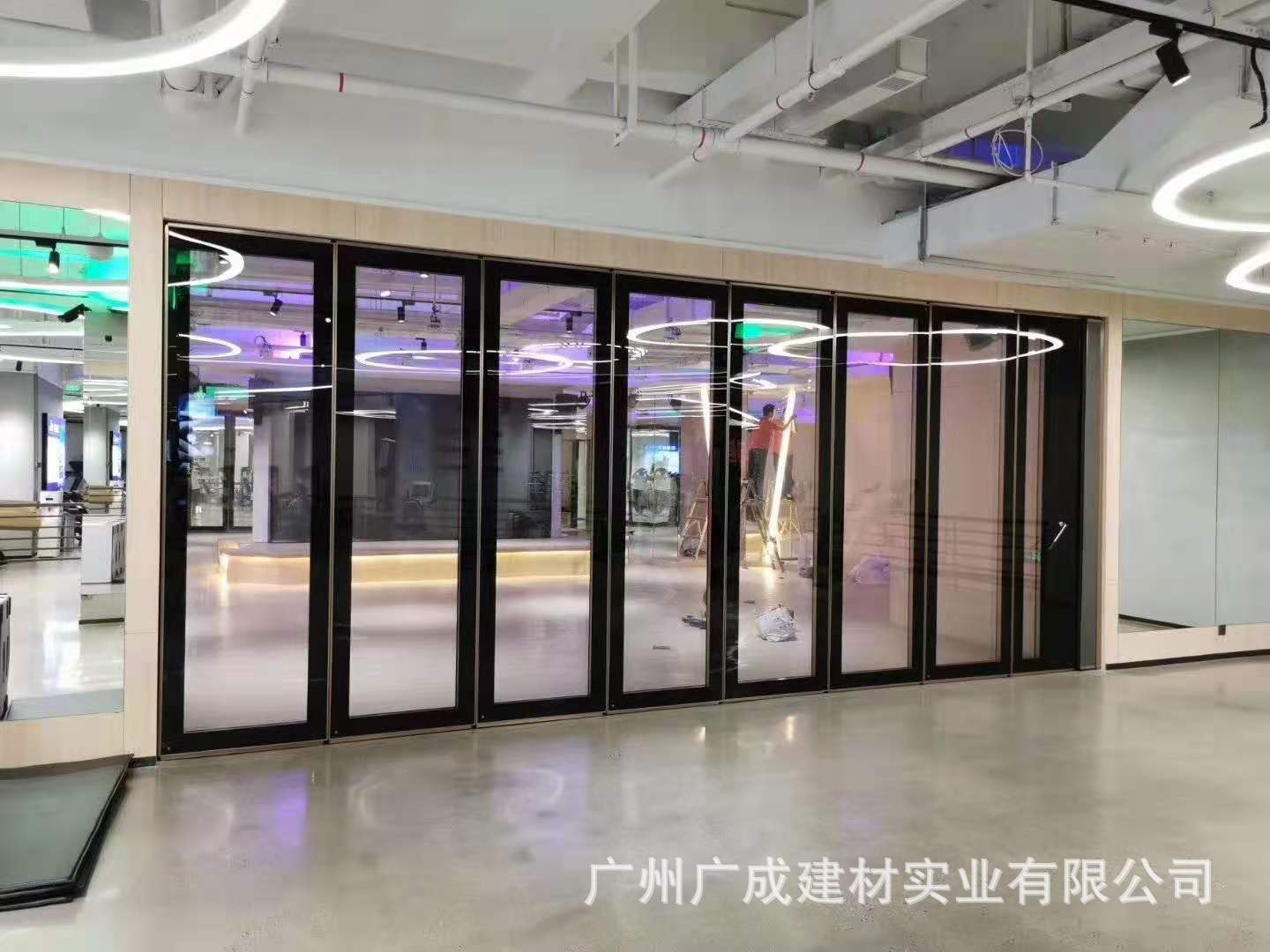 深圳活动隔断墙可折叠移动移门