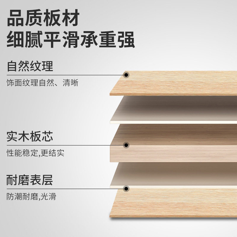北欧实木多层玄关入户收纳鞋柜