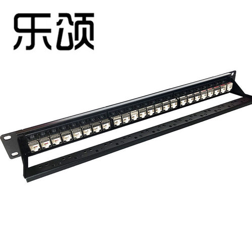 千兆六类48口网络配线架 cat.6配线架 机柜配线架RJ45网络配线架