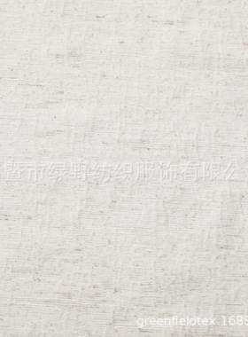 厂供亚麻全棉人丝人棉剪花提花抱枕面料荷叶花麻本6791/31棉白