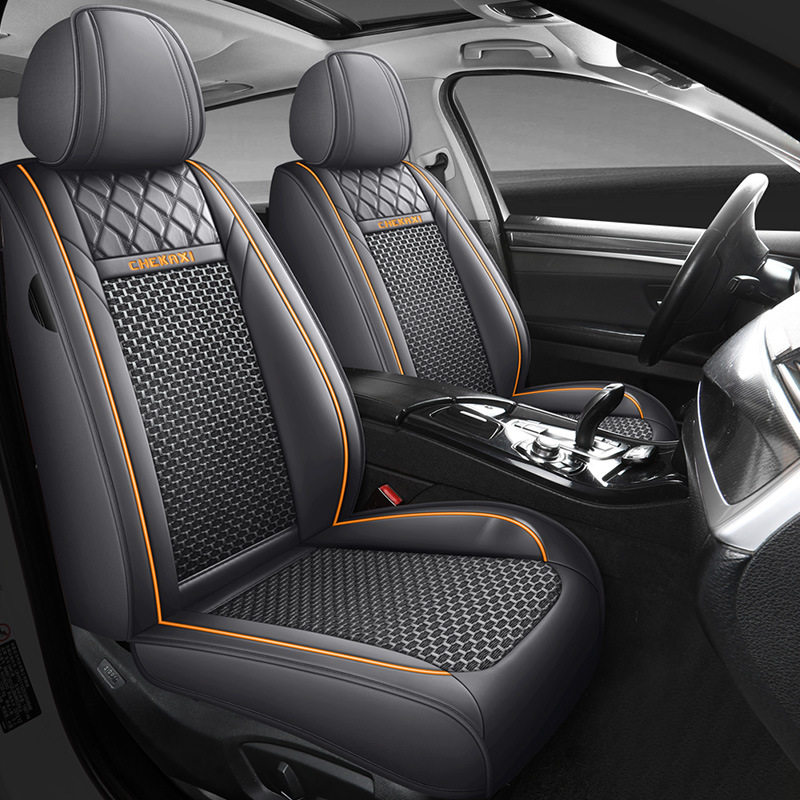 夏季透气正主驾驶位座室副单个坐垫冰丝全包汽车座套单片车垫座垫