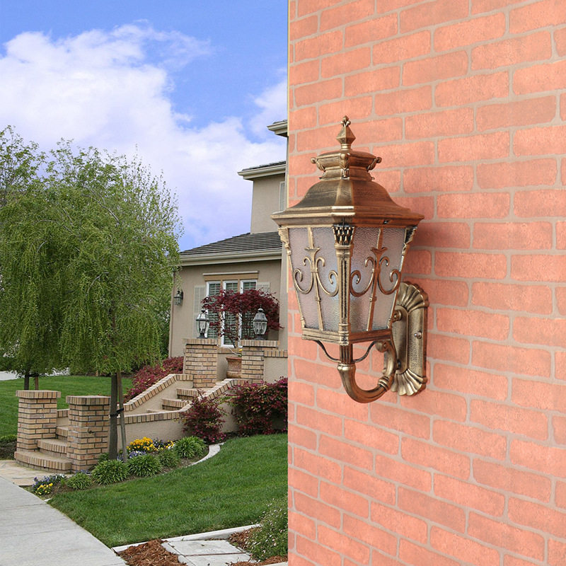 户外防水壁灯欧式阳台楼梯外墙灯室外复古别墅花园大门过道庭院灯