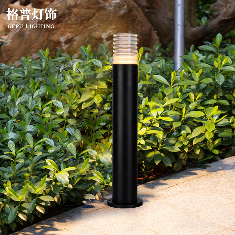 草坪灯led插地户外防雨花园庭院灯别墅园林草地欧式圆形铝材路灯