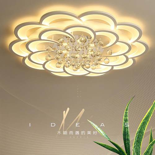 2020十大客厅灯具水晶灯卧室led吸顶灯客厅大灯现代简约
