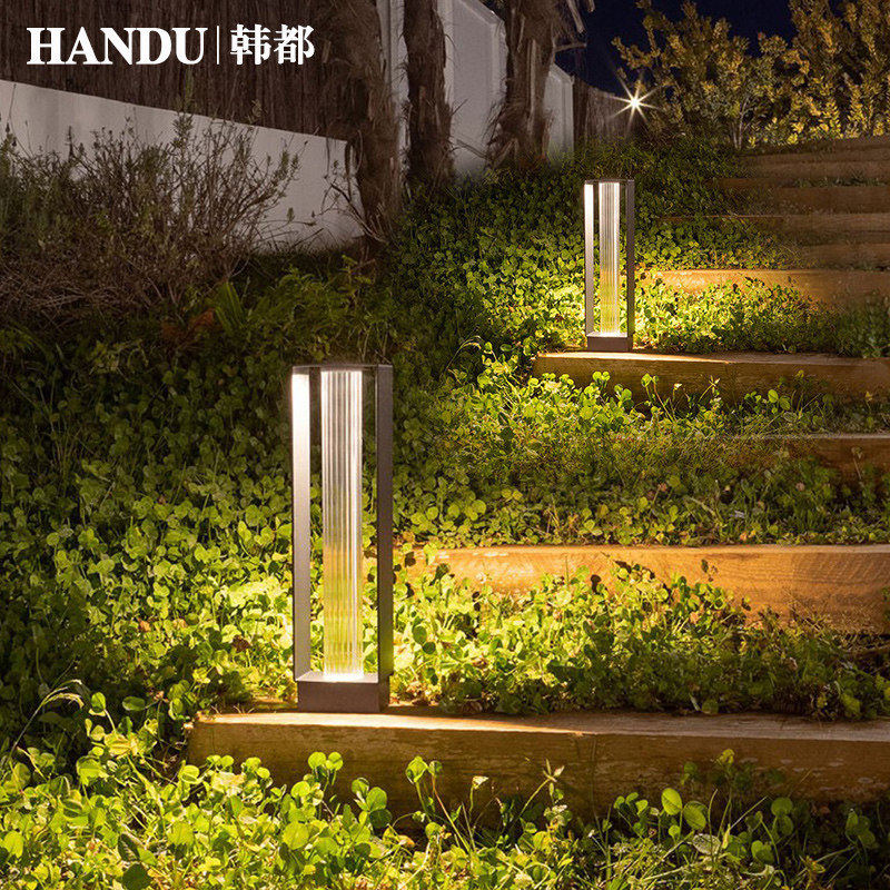 别墅庭院灯太阳能草地灯景观灯户外草坪灯现代简约小院花园地灯